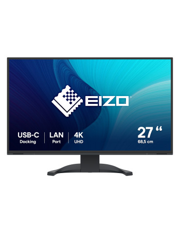 EIZO FlexScan EV2740X-BK platta pc-skärmar 68,6 cm (27") 3840 x 2160 pixlar 4K Ultra HD LCD Svart