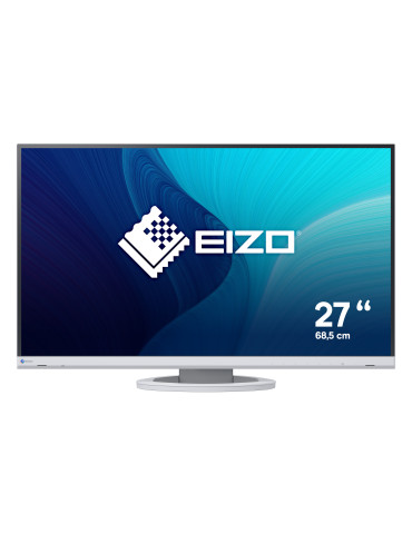 EIZO FlexScan EV2760-WT platta pc-skärmar 68,6 cm (27") 2560 x 1440 pixlar Quad HD LED Vit
