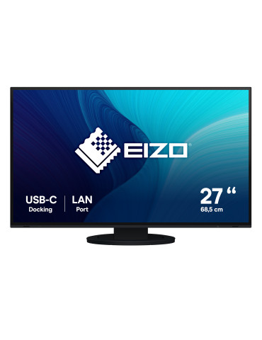 EIZO FlexScan EV2795-BK platta pc-skärmar 68,6 cm (27") 2560 x 1440 pixlar Quad HD LCD Svart