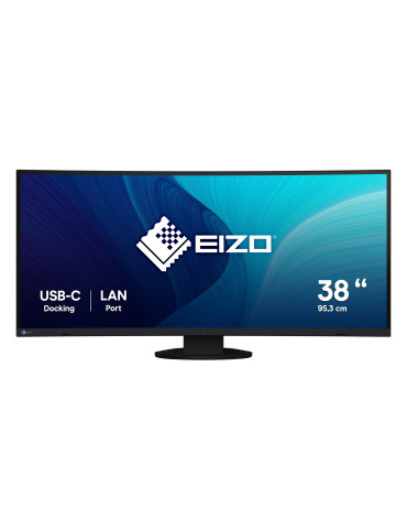 EIZO FlexScan EV3895-BK platta pc-skärmar 95,2 cm (37.5") 3840 x 1600 pixlar UltraWide Quad HD+ LCD Svart