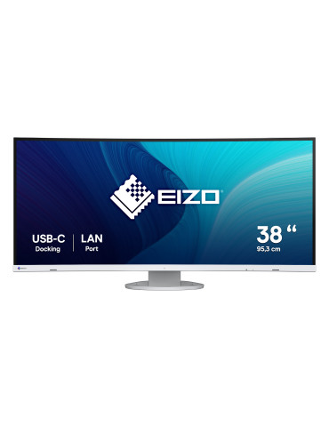 EIZO FlexScan EV3895-WT platta pc-skärmar 95,2 cm (37.5") 3840 x 1600 pixlar UltraWide Quad HD+ LCD Vit