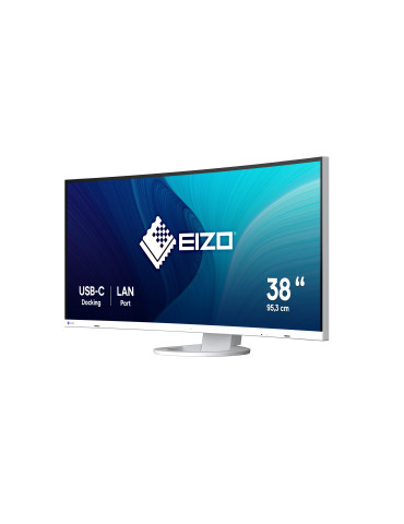 EIZO FlexScan EV3895-WT platta pc-skärmar 95,2 cm (37.5") 3840 x 1600 pixlar UltraWide Quad HD+ LCD Vit