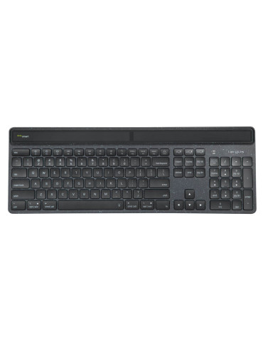 Targus Sustainable Energy Harvesting EcoSmart näppäimistö Universaali Bluetooth QWERTY Pohjoismainen Musta