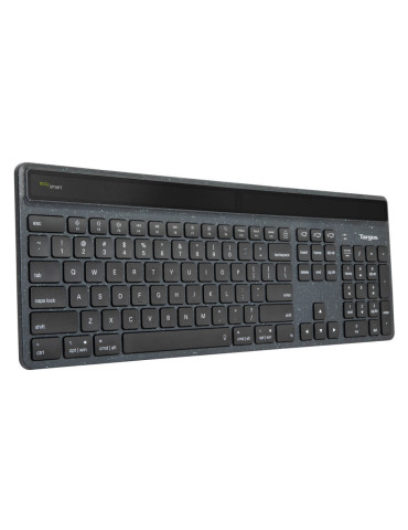 Targus Sustainable Energy Harvesting EcoSmart näppäimistö Universaali Bluetooth QWERTY Pohjoismainen Musta