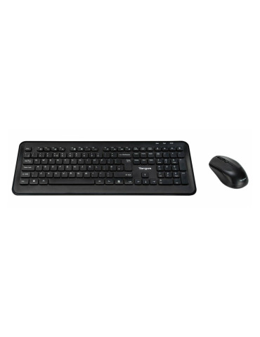 Targus AKM610NO näppäimistö Sisältää hiiren Universaali Langaton RF QWERTY Pohjoismainen Musta