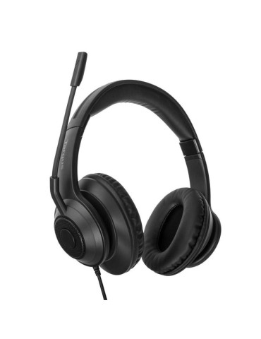 Targus AEH102GL kuulokkeet ja kuulokemikrofoni Langallinen Pääpanta Puhelut Musiikki USB A-tyyppi Musta