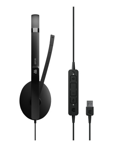 EPOS ADAPT 160T USB II Kuulokkeet Langallinen Pääpanta Toimisto puhelukeskus USB A-tyyppi Musta
