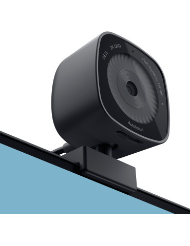 DELL WB3023 verkkokamera 2560 x 1440 pikseliä USB 2.0 Musta