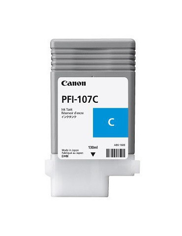 Canon PFI-107C mustekasetti 1 kpl Alkuperäinen Syaani