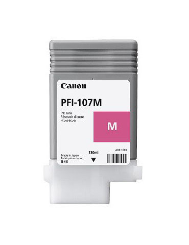 Canon PFI-107M mustekasetti 1 kpl Alkuperäinen Magenta