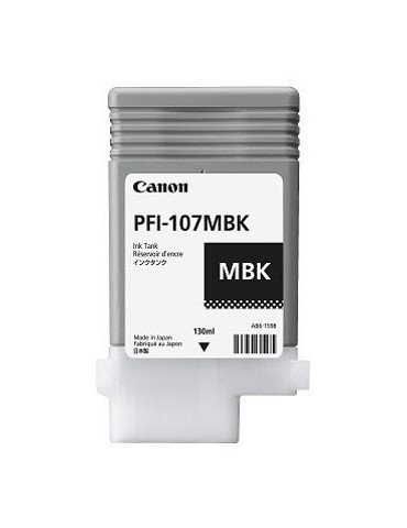 Canon PFI-107MBK mustekasetti 1 kpl Alkuperäinen Mattamusta