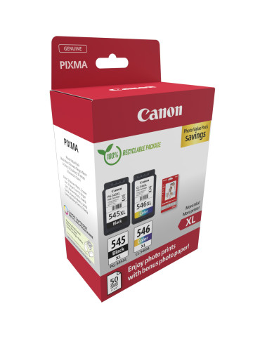 Canon 8286B011 mustekasetti 2 kpl Alkuperäinen Musta, Syaani, Magenta, Keltainen