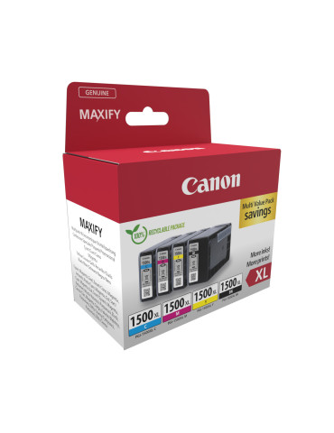 Canon 9182B010 mustekasetti 4 kpl Alkuperäinen Korkea (XL) värintuotto Musta, Syaani, Magenta, Keltainen