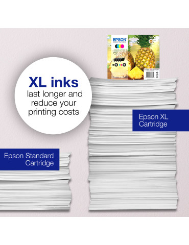 Epson 604 mustekasetti 4 kpl Alkuperäinen Perusvärintuotto Musta, Syaani, Magenta, Keltainen