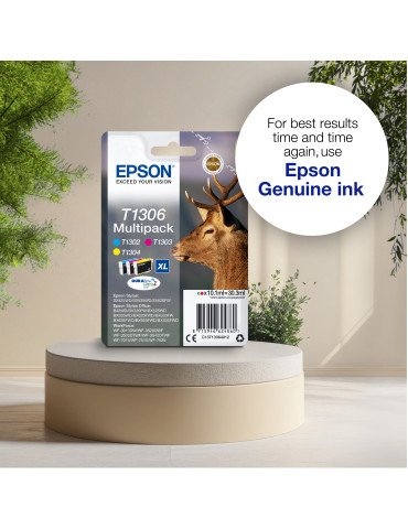 Epson Stag T1302 Peura DURABrite Ultra, yksittäispakkaus, syaani muste