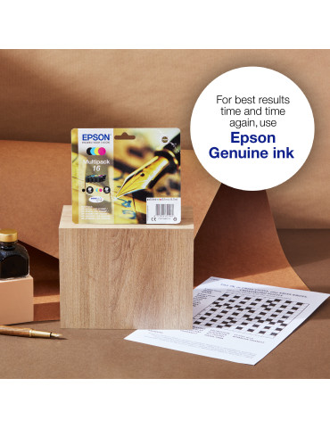 Epson Pen and crossword Singlepack Cyan 16XL DURABrite Ultra