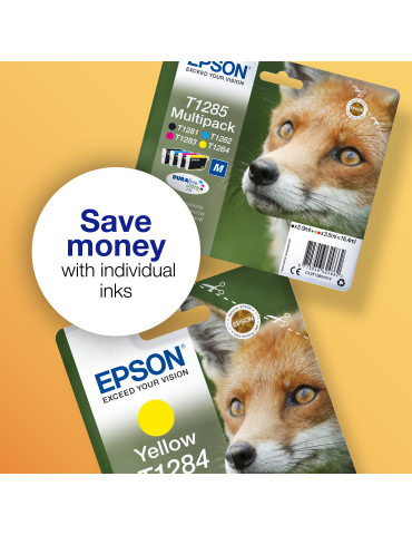 Epson Fox T1285 Kettu DURABrite Ultra, moniväripakkaus, 4 väriä