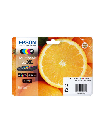Epson Oranges Singlepack Black 33XL Claria Premium Ink