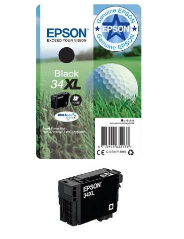 Epson Golf ball 34XL Golfpallo DURABrite Ultra, yksittäispakkaus, musta muste