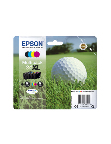 Epson Golf ball 34XL Golfpallo DURABrite Ultra, yksittäispakkaus, magenta muste