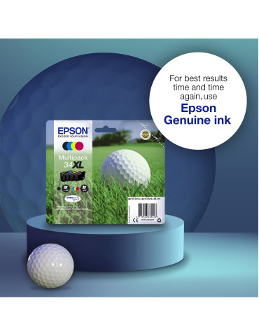 Epson Golf ball 34XL Golfpallo DURABrite Ultra, yksittäispakkaus, magenta muste