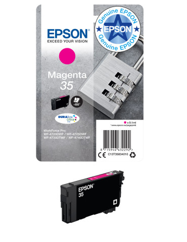 Epson Padlock 35 Riippulukko DURABrite Ultra, yksittäispakkaus, magenta muste
