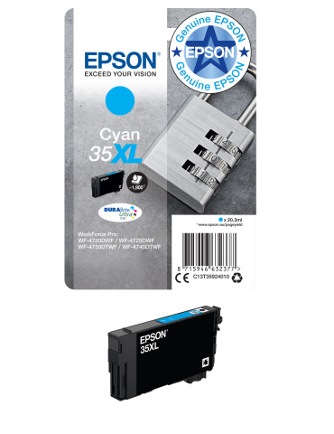 Epson Padlock C13T35924010 ink cartridge 1 pc(s) Original High (XL) Yield Cyan