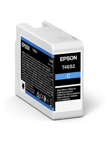 Epson Singlepack Cyan T46S2 UltraChrome Pro 10 ink 25ml