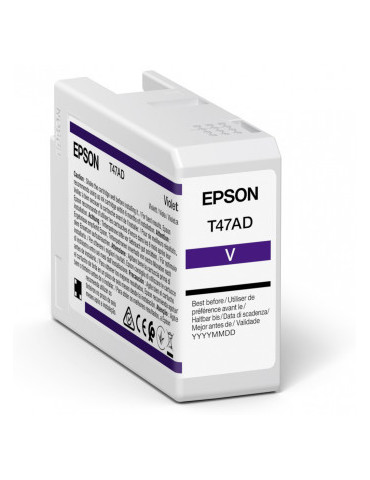 Epson Singlepack Violet T47AD UltraChrome Pro 10 ink 50ml