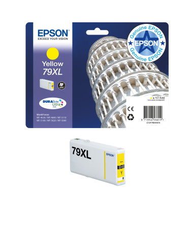 Epson Tower of Pisa Singlepack Magenta 79XL DURABrite Ultra Ink