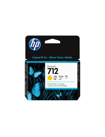 HP 712 29 ml gul DesignJet-bläckpatron