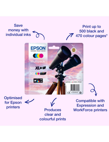 Epson Singlepack Yellow 502XL Ink