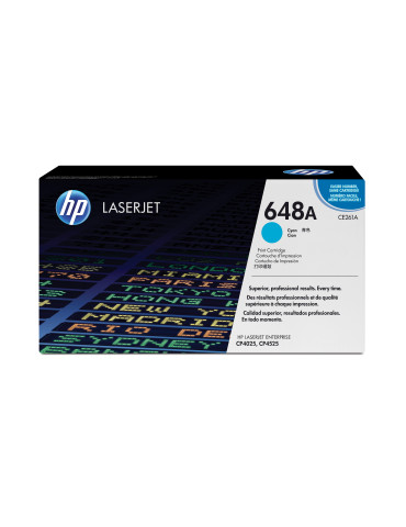 HP 648A cyan LaserJet-tonerkassett, original