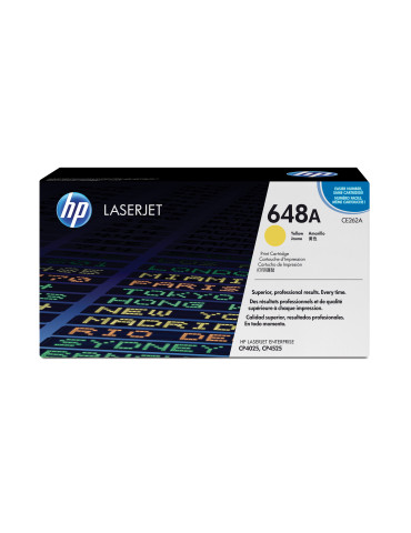 HP 648A, alkuperäinen keltainen LaserJet-värikasetti