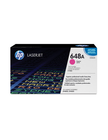 HP 648A, alkuperäinen magenta LaserJet-värikasetti