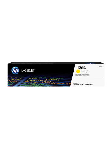 HP 126A, alkuperäinen keltainen LaserJet-värikasetti