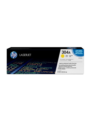 HP 304A gul original LaserJet tonerkassett