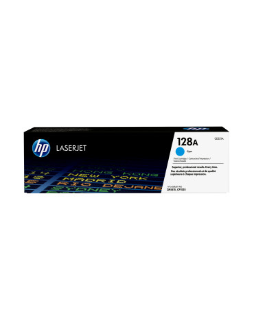 HP 128A Cyan Original LaserJet Toner Cartridge