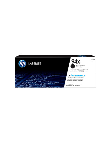 HP 94X riittoisa musta alkuperäinen LaserJet-värikasetti