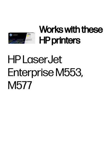 HP 508A, alkuperäinen keltainen LaserJet-värikasetti