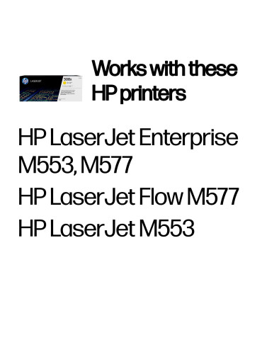 HP 508X High Yield Yellow Original LaserJet Toner Cartridge