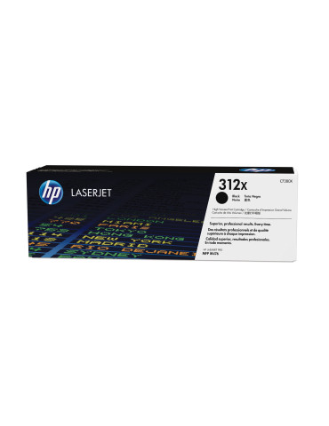 HP 312X svart LaserJet-tonerkassett med hög kapacitet