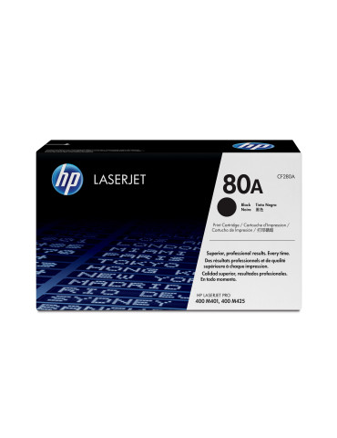 HP 80A svart LaserJet-tonerkassett, original
