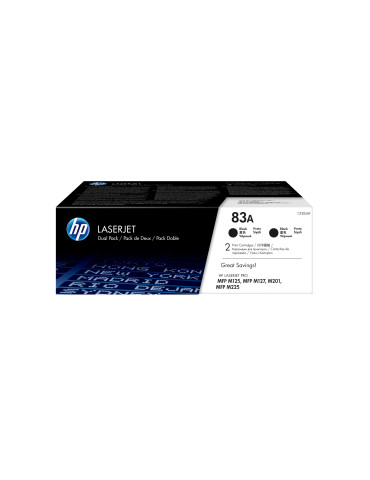 HP 83A 2-pack Black Original LaserJet Toner Cartridges