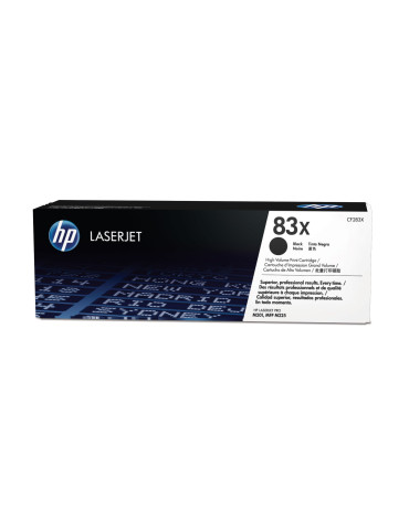 HP 83X, alkuperäinen riittoisa musta LaserJet-värikasetti