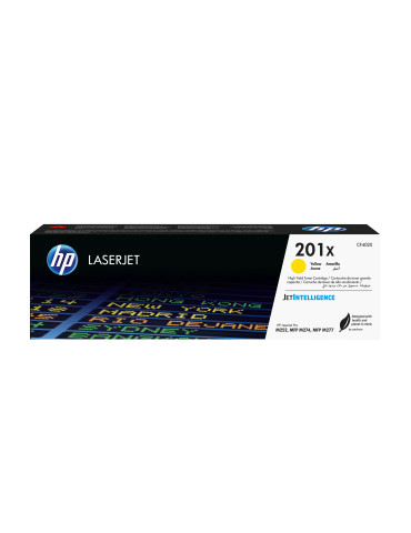 HP 201X, alkuperäinen riittoisa keltainen LaserJet-värikasetti
