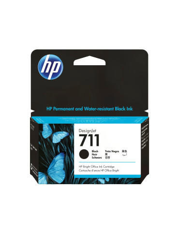 HP 711 Designjet-mustekasetti, musta, 38 ml