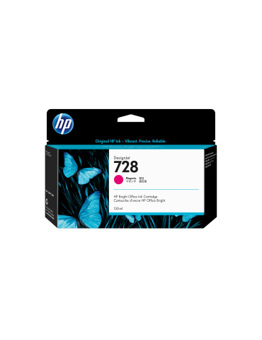 HP 728 130 ml magenta DesignJet-bläckpatron