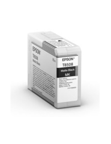 Epson Singlepack Matte Black T85080N UltraChrome HD ink 80ml