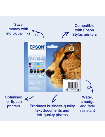 Epson Multipack 4-colours T0715 DURABrite Ultra Ink